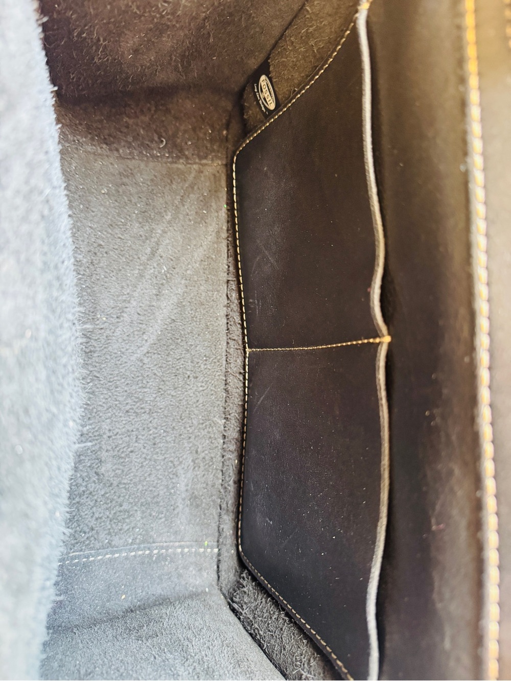 Rare Heritage Collection Vintage Fossil Black Leather Turn Lock Satchel w/ Key 🖤 - Picture 8 of 15